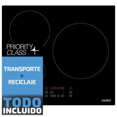 Vitroceramica induccion SAUBER SERIE 1-6600 3 zonas coccion ancho 60 cm