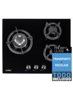 Encimera de gas SAUBER SECGB05 3 zonas coccion ancho 60 cm