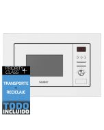 Horno microondas integrable SAUBER SERIE 5-20W 20 litros con grill blanco